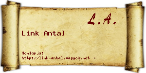 Link Antal névjegykártya